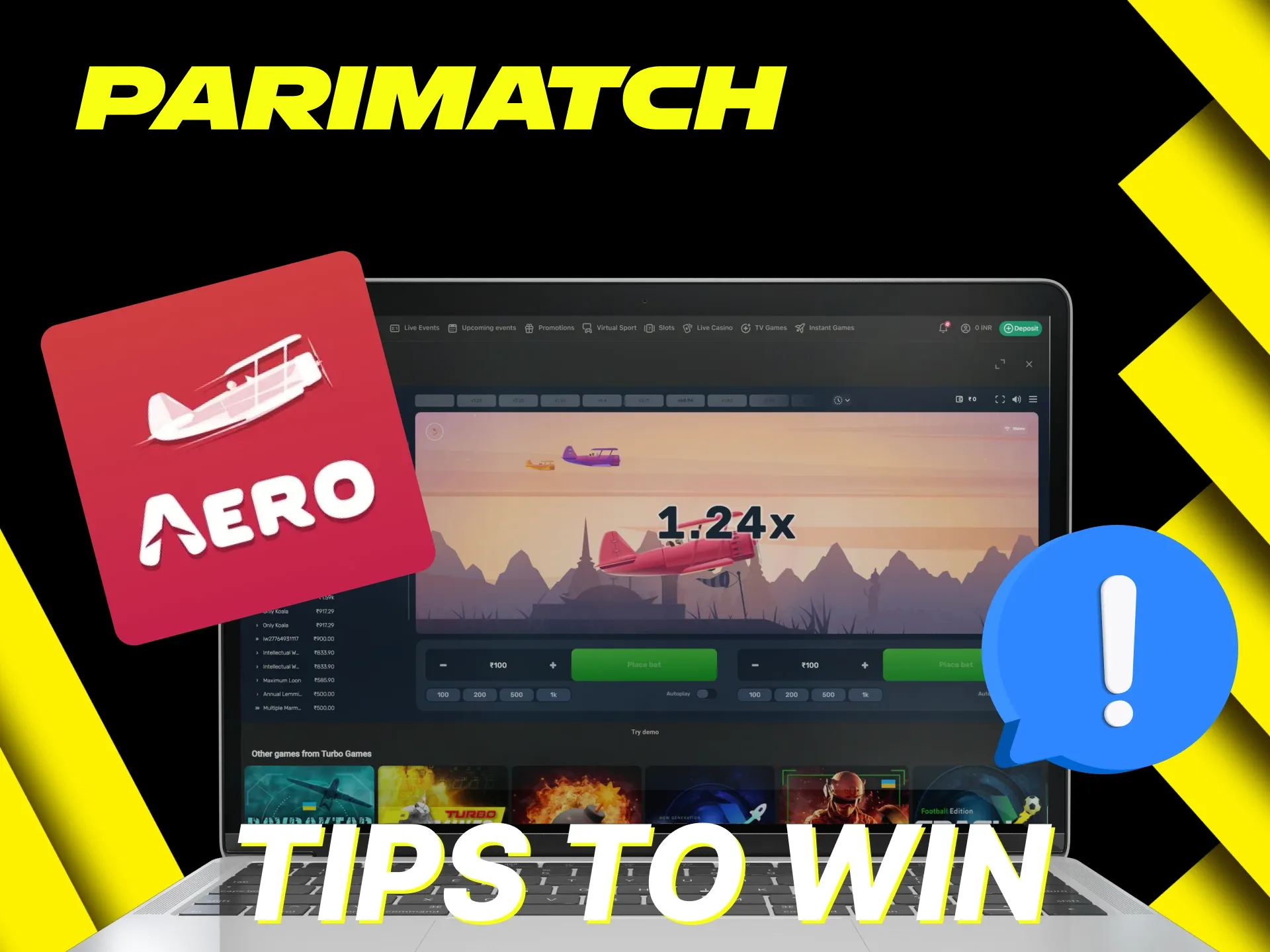 Try these tips to win at Aero on Parimatch.