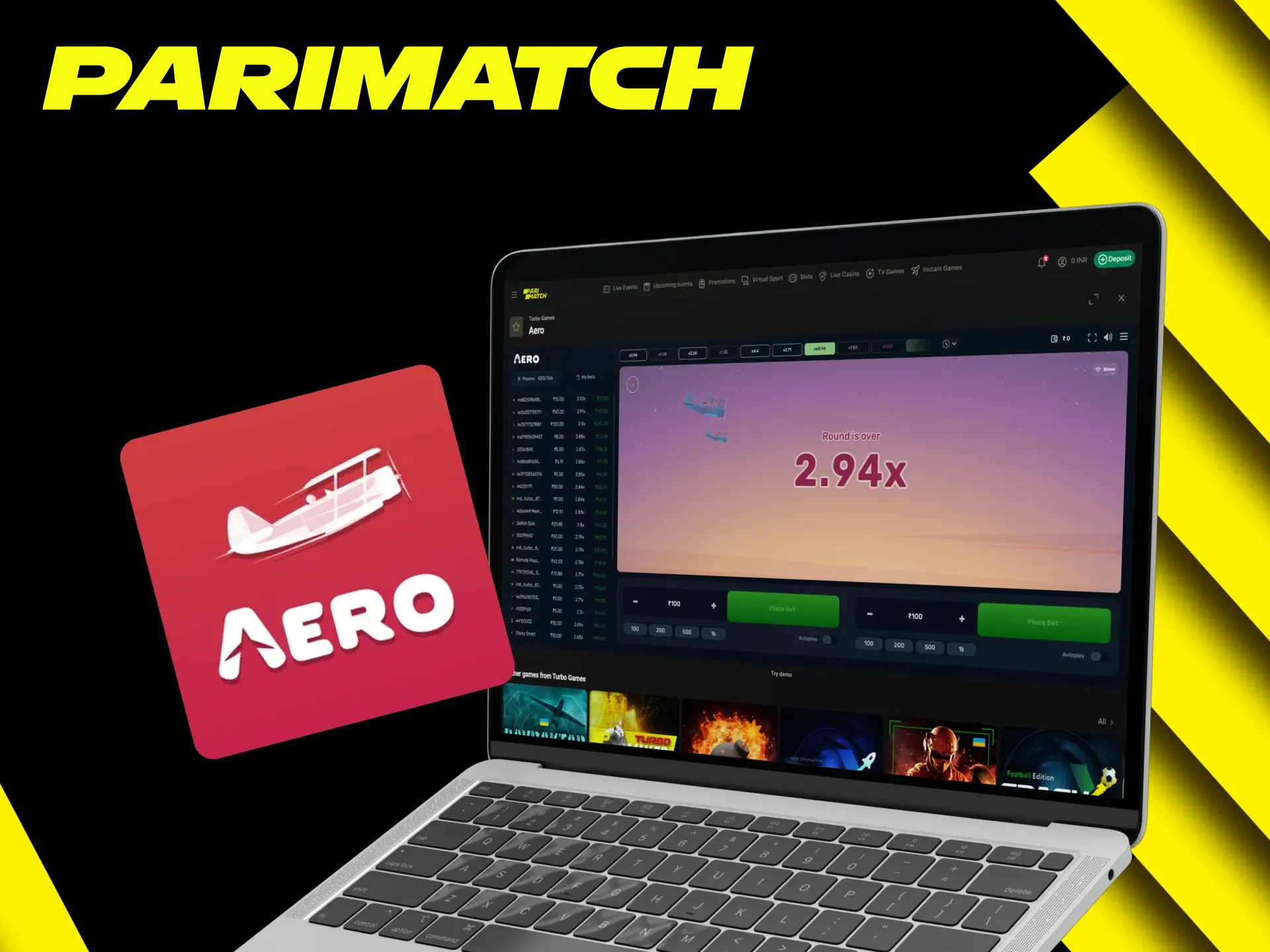 Find out what the Aero game is on Parimatch.