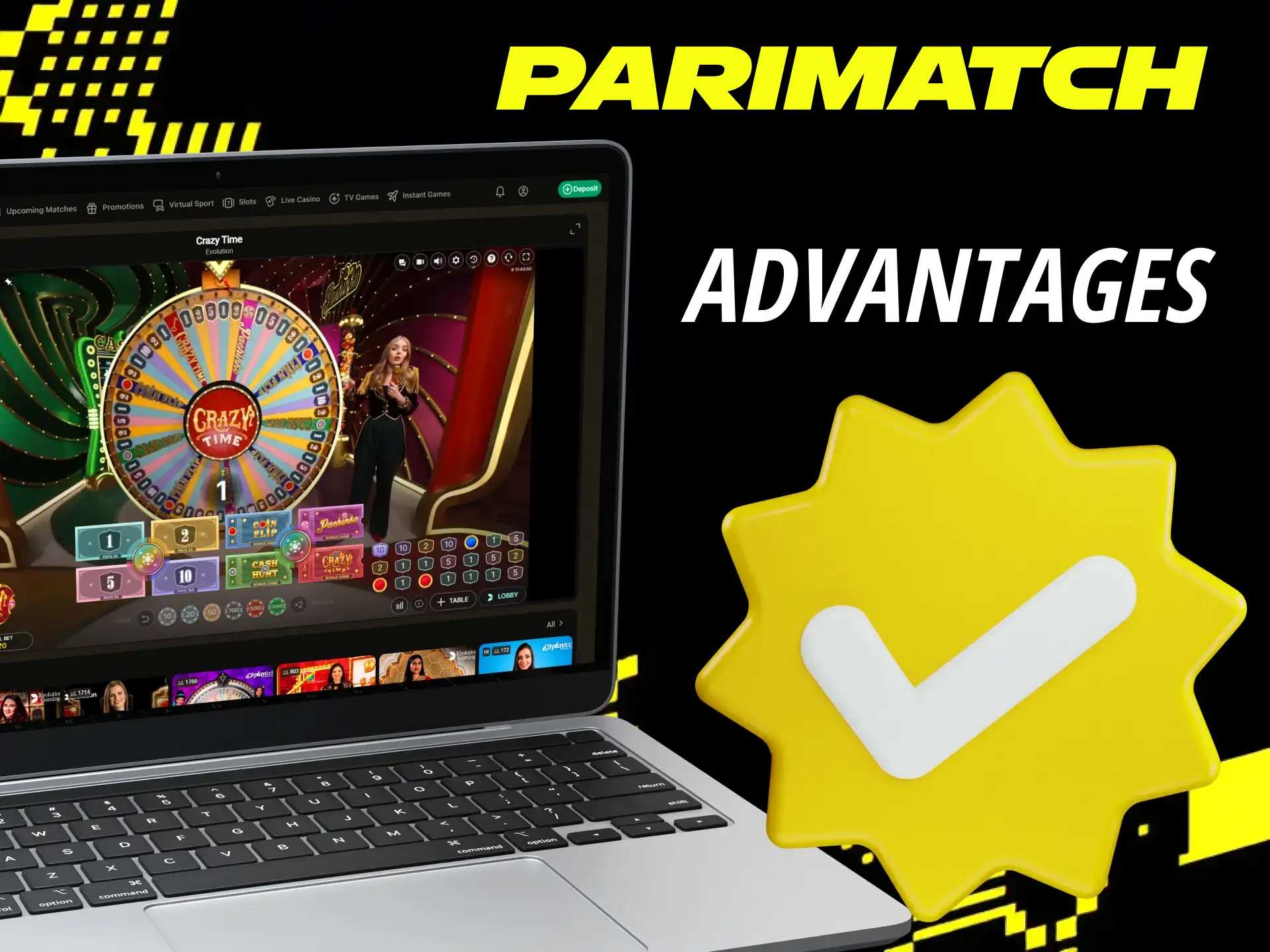 Choose Parimatch to play Crazy Time because to get many advantages.
