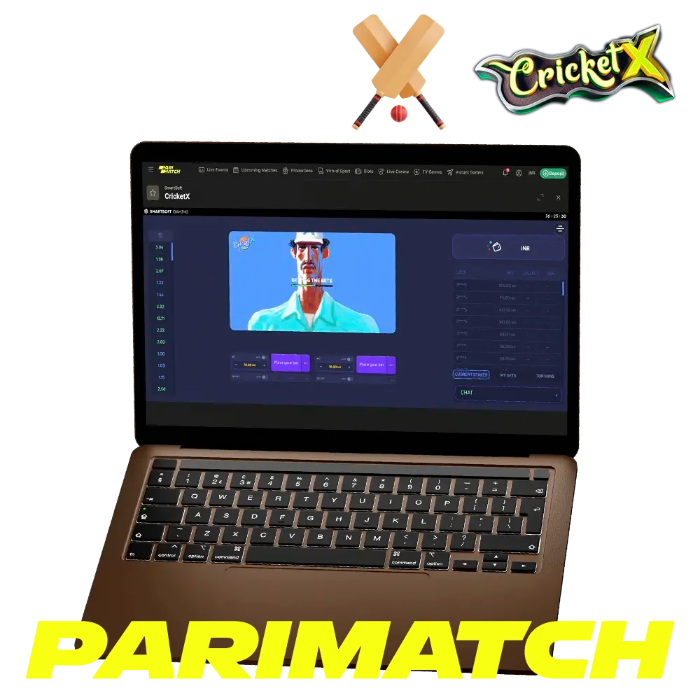 Find out more about the Cricket X game at Parimatch official casino.