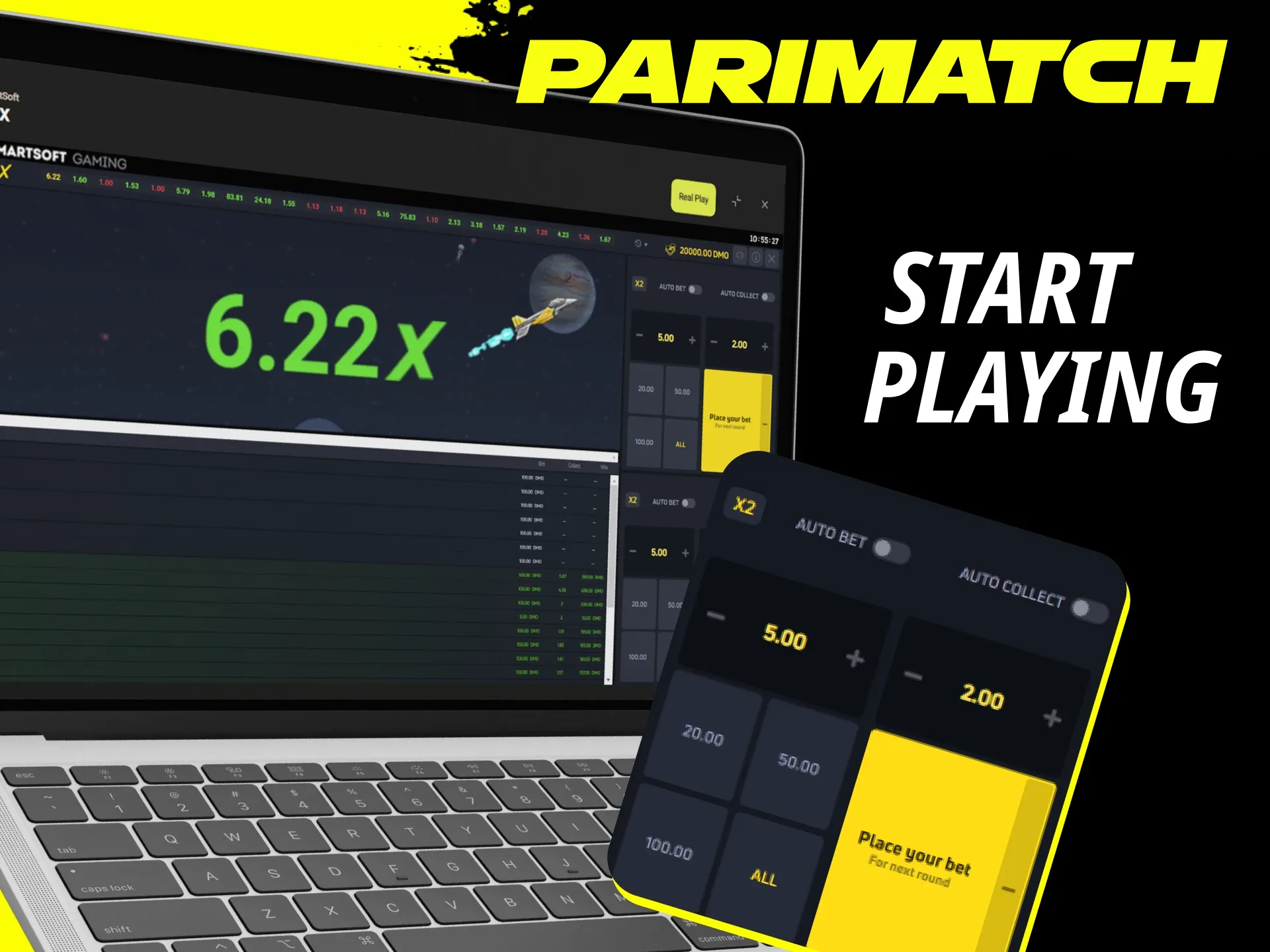 How can a user play Instant Games on the Parimatch online casino website.