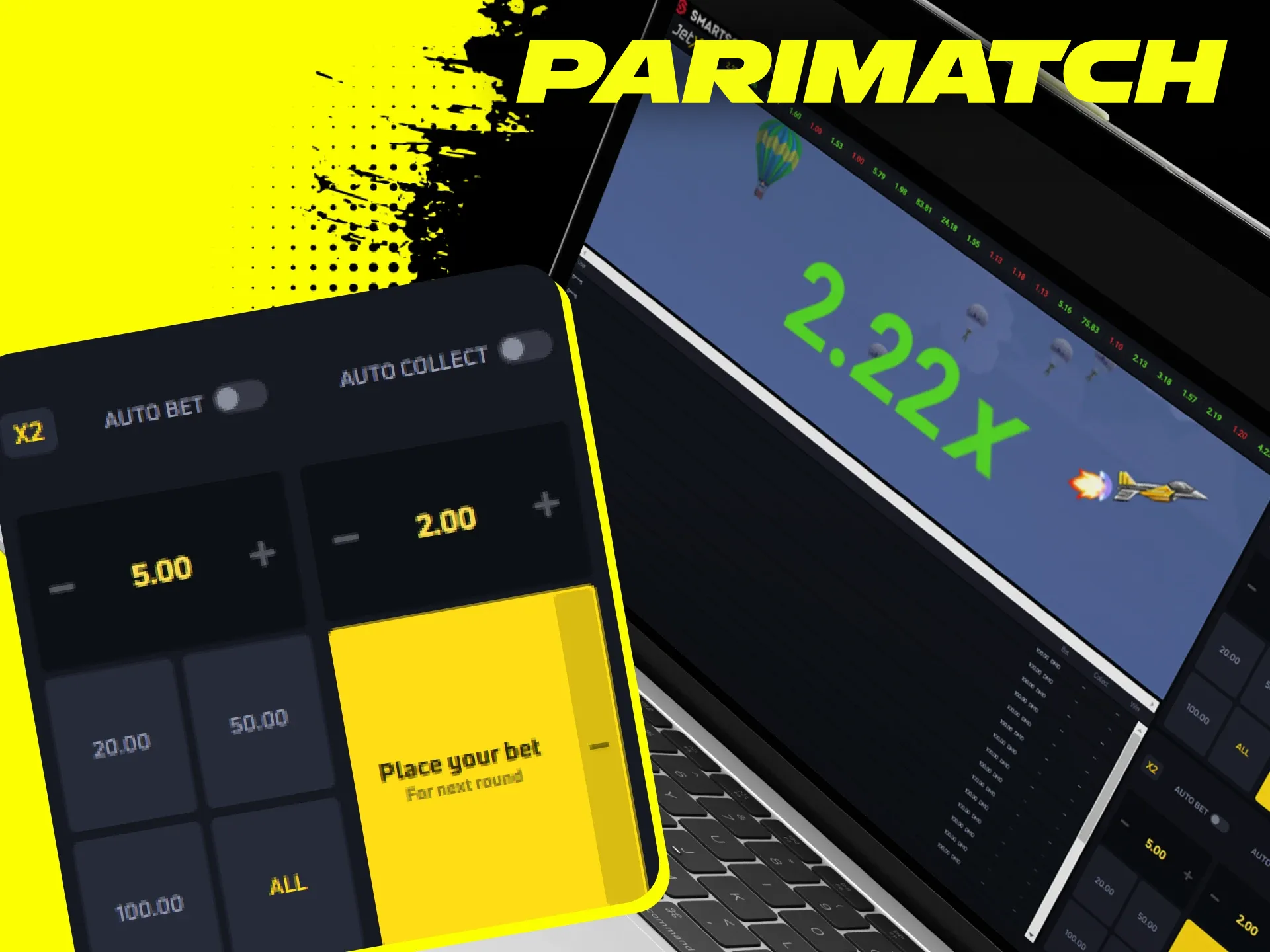 Why should I make a big bet with low odds in the JetX game on the Parimatch online casino website.
