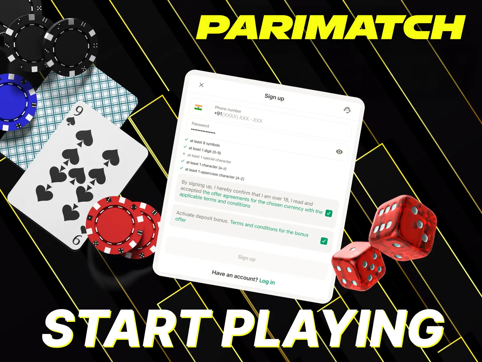 Start playing poker with Parimatch easily with these instructions.