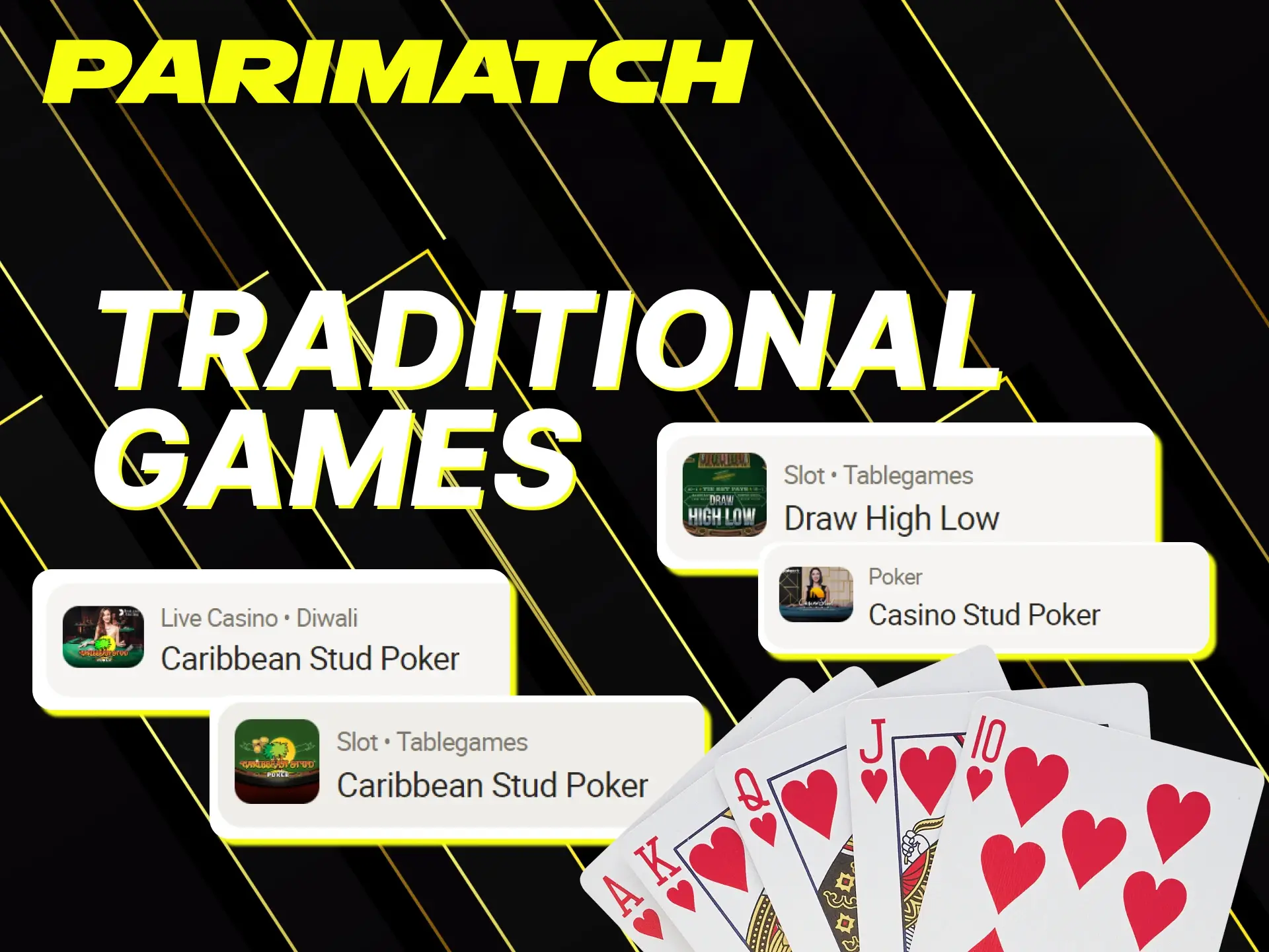 Get to know Traditional Poker Games on Parimatch.