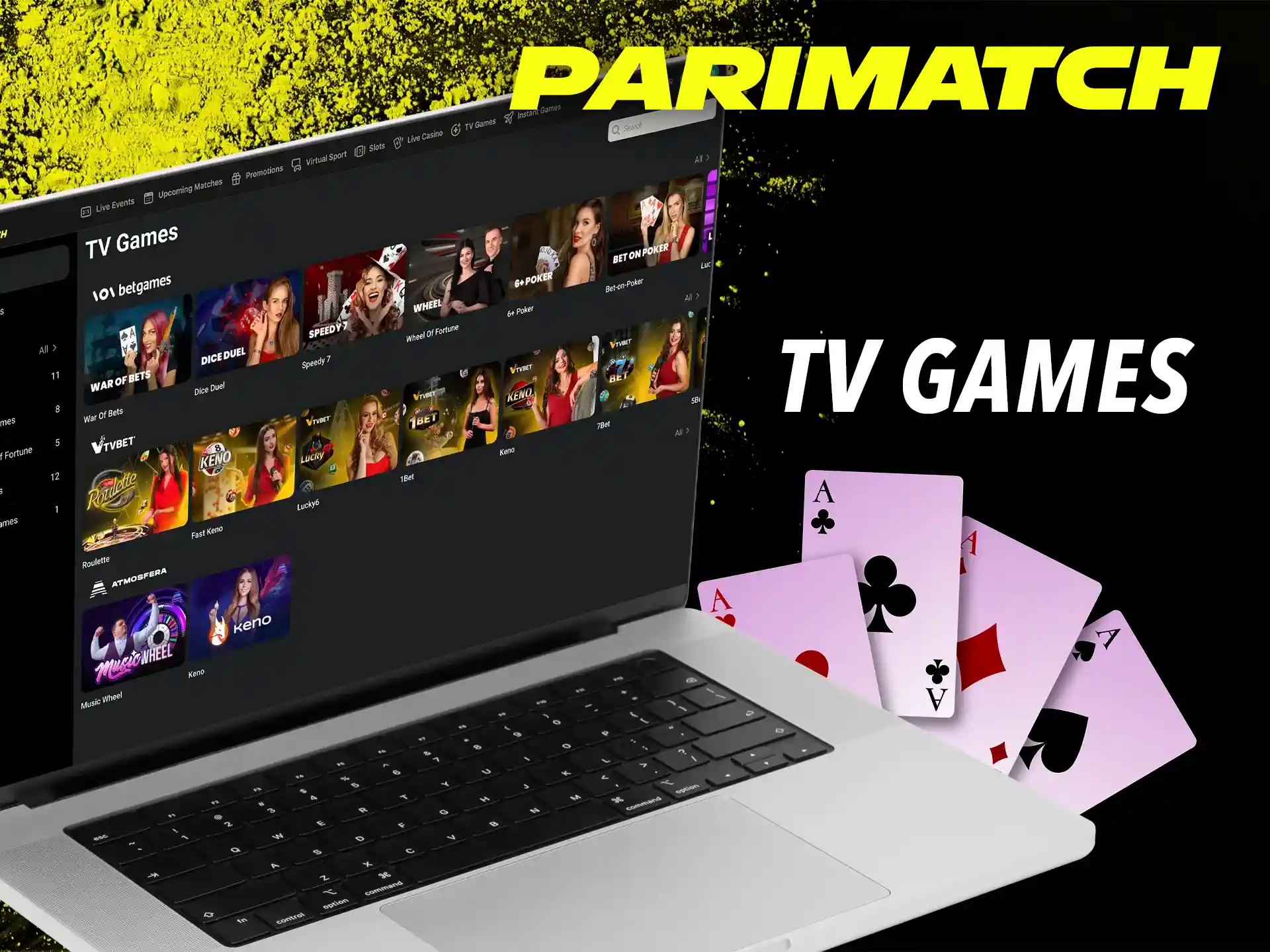 Learn the detailed rules when using TV games from Parimatch.